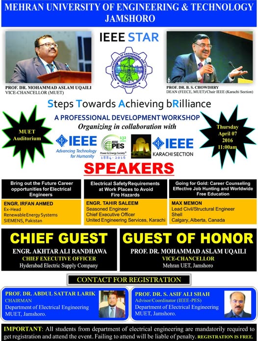 IEEE STAR Workshop for Electrical Engineering Students and graduates
